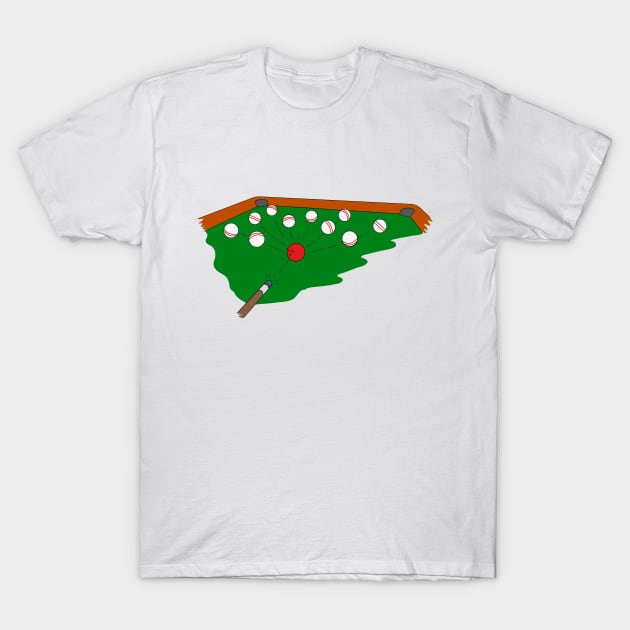 Billiar-bowls T-Shirt by Jawes